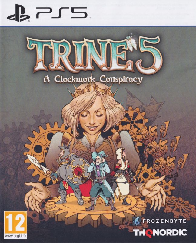 Trine 5: A Clockwork Conspiracy box art for Playstation 4